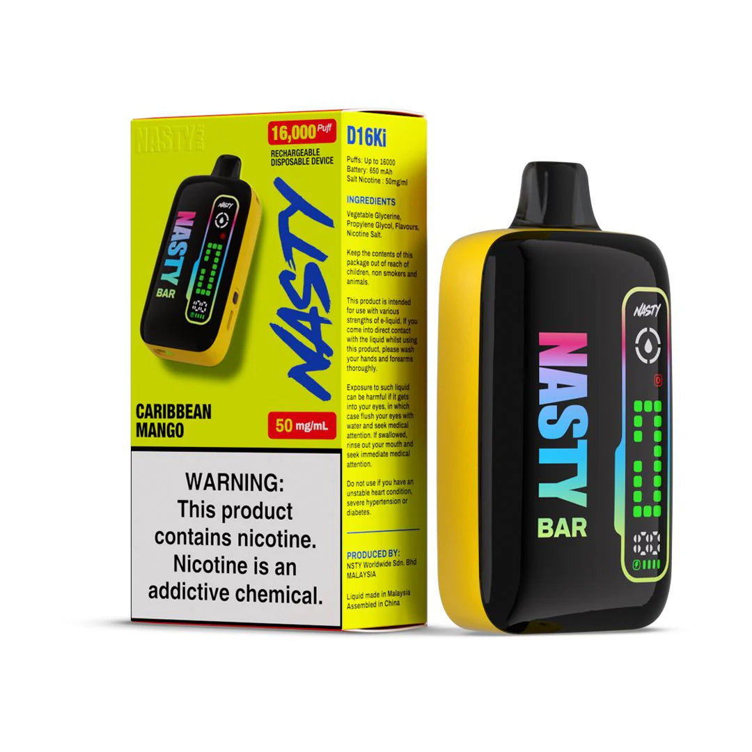 Nasty Bar D16Ki 16000 Puffs Disposable vape