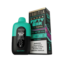 Fifty Bar X Fruitia 20K Disposable Vape (black edition)